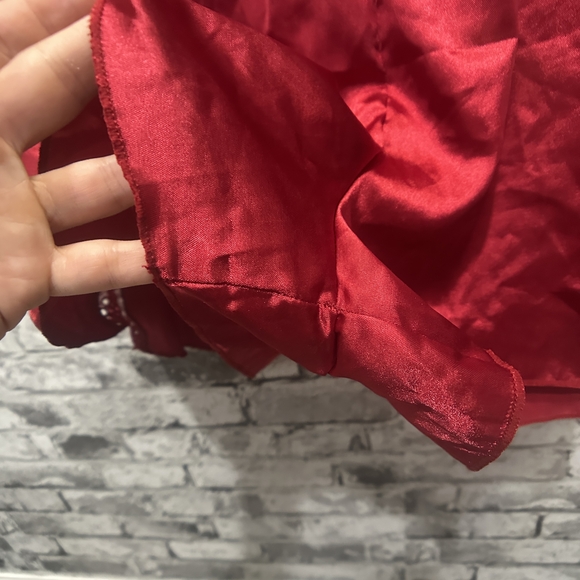 EUC Women's Scarlet Lace Chemise Pajama Set Size XXL - Picture 7 of 16